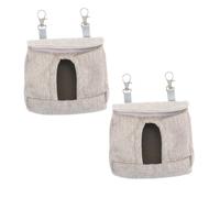 BUGUUYO 2pcs Rabbit Hay Feeder Bag Durable Hanging Hay Bag for Guinea Pigs Hamsters and Bunnies Easy to Install and Clean Pet Feeding Supplies