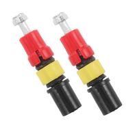 BUGUUYO 2pcs Red Expansion Tube Accessories for 14mm Diameter Trekking Poles, Shock-absorbing Hiking Stick Replacement Parts for Outdoor Hill Walking and Camping Equipment