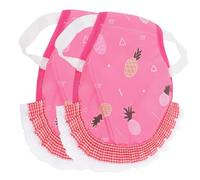 BUGUUYO 2pcs Reusable Hen Vest with Elastic Band Decorative Poultry Saddle Aprons for Protection Comfortable Fit Chicken Clothes for Hens Cute Patterned Costume for Backyard Farming