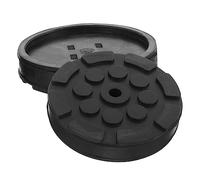 BUGUUYO 2pcs Rubber Jack Pad Slotted Lifting Disk for Car Jacking Heavy Duty Non- Mat for Garage and Rv Use and Stable Design Prevents Scratches Vehicles