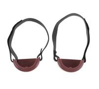 BUGUUYO 2pcs Safety Shoe Toe Covers Resistant Work Boot Toe Guards with High Elasticity Straps for Men Construction and Warehouse Footwear Protection Pink