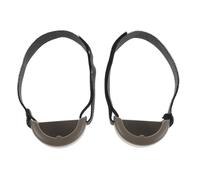 BUGUUYO 2pcs Silicone Shoe Toe Protector Caps for Foot Safety Guard Slip Resistant Overshoes with High Elasticity Lightweight Toe Guards for Construction Factory Warehouse Work Grey