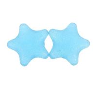 BUGUUYO 2pcs Silicone Stress Balls Hand Grip Strength Trainer Muscle Relaxing Wrist Developer for Office Rehabilitation Therapy and Adult Exercise Random Color Random Color