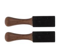 BUGUUYO 2pcs Singing Bowl Mallet Wooden Stick, Black, for Tibetan Singing Bowl, Relaxation, Stress Relief, Yoga Training, Praying for Peace of Mind