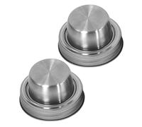 BUGUUYO 2pcs Stainless Steel Mason Jar Lid Shaker Lid for Mason Jar Seal for Cocktails Spices