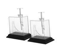 BUGUUYO 2pcs Static Electricity Detector Foil Physics Education Tool Portable for Junior High School Static Electricity Learning Experiment and Hands Science Classroom Use