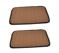 BUGUUYO 2pcs Summer Pet Mat Cat Cooling Pad Breathable Heat Dissipation Pad for Large Dogs and Cats