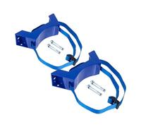 BUGUUYO 2pcs Wall-mounted Gas Cylinder Rack with Adjustable Straps Sturdy Propane Tank Bracket for Oxygen and Gas Bottles Space-saving Compact Design Easy Installation Stable Support for