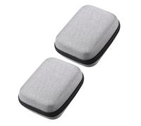 BUGUUYO 2pcs Waterproof Eva Storage Bags Outdoor Cable Organizer Zipper Design Portable Electronic Accessories Case for Business Trip and Vocation