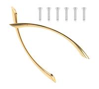 BUGUUYO 2pcs Zinc Alloy Curved Bridge Furniture Handles Metal Drawer Pulls Cabinet Knobs for Kitchen Cupboard and Dresser Hardware