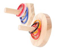 BUGUUYO 2set Parrot Wooden Tower Toy Training Toy for Parakeets Bird Cage Accessory for Chewing and Playing Engaging for Parrots and Birds