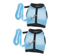 BUGUUYO 2sets Adorable Guinea Pig Leash Comfortable Pet Traction Ropes for Indoor Use Protects from Sunburn Easy to Wear Remove