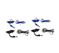BUGUUYO 2sets Gecko Harness Leash Pet Reptile Accessories Small Animal Harness Lizard Lead Unique Design for Outdoor Walks 2pcs*2