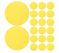 BUGUUYO 30pcs Ambient Lighting Tint Circles - 60mm Light Blocking Gel Discs - Color Correction Film Sheets - Adhesive Diffuser Filters for Mood Lighting Decor Yellow