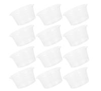 BUGUUYO 30pcs Reptile Food and Water Box Leopard Gecko Water Cup Gecko Water Dish Lizard Tank Accessories Water Dish for Reptile Tank Reptile Feeding Dish Reptile Cups Transparent Abs