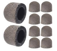 BUGUUYO 35pcs Silver Fiber Conductive Fabric Stylus Pen Tips Replacement Nibs High Sensitivity No-scratch Capacitive Touch Screen Pencil Tip Refills for Phones and Tablets