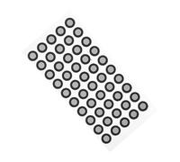 BUGUUYO 3d Scanning Marker Dots for 3d Scanners, 0.15mm Thick Reflective Film Positioning Targets, Diffuse Reflection Tracking Stickers for Accurate Scanner Reference Points, 50 Pcs Sheet