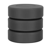 BUGUUYO 3Pcs Adjustable Hardness PVC Matte Mini Hockey Pucks for Skill Development and Family Fun, Weighted Practice Pucks for Indoor and Outdoor Roller Hockey Training