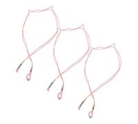 BUGUUYO 3pcs Bearded Dragon Leash Harness Night Visibility Portable Reptile Lizard Leash for Comfortable Walks