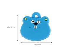 BUGUUYO 3Pcs Cartoon Animal Silicone Tennis Racket Vibration Dampeners Set Tiger Rabbit Mouse Shock Absorber Accessories for Tennis Racquet Suitable for Players