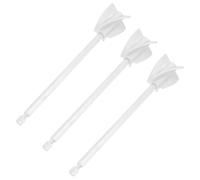 BUGUUYO 3pcs Epoxy Mixer Paddle for Drill Wear-Resistant Resin Mixing Attachment Efficient Paint Stirrer Paddle for Cement Pigments Reusable Handheld Mixing Tool for Resin Projects