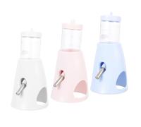 BUGUUYO 3pcs Leakproof Hamster Water Bottle with Stand Rolling Bead Dispenser for Small Animals Easy to Clean and Install Suitable for Hamsters Rabbits Guinea Pigs Chinchillas and