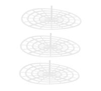BUGUUYO 3PCS Pickle Pressing Tool with Round Mesh Plates Plastic Fermenting Fixers for Wide Mouth Jars Multipurpose Vegetable Press for Pickling Marinating and Infused Drinks