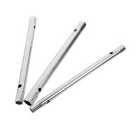 BUGUUYO 3pcs Plumber Wrench Set Dual-Ended Steel Socket Wrenches for Tightening Tub Nuts Plumbing Tool Kit for Bathroom Basin Maintenance