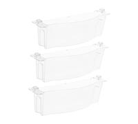 BUGUUYO 3pcs Range Hood Oil Drip Pan Collection Tray Plastic Grease Cup Replacement for Home Kitchens Restaurants