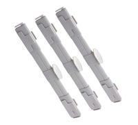 BUGUUYO 3pcs Retractable Garbage Sorting Clips for Kitchen Trash Cans Wet and Dry Waste Bin Dividers Easy Install Non-slip Trash Bag Holders for Household Waste Management