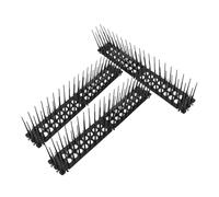 BUGUUYO 3pcs Reusable Bird Deterrent Spikes for Roofs Garden Netting to Stop Birds Pigeon Cat Fencing