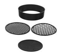 BUGUUYO 3pcs Soil Sieve with Three Mesh Plastic Handheld Sifter for Gardening Compost Sand and Science Education Portable Soil Strainer and Rock Separation