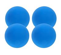 BUGUUYO 4 Pcs Blue High Bounce Rubber Squash Training Balls Hollow Mini Reaction Balls for and Adults Racket Practice and Outdoor Sports