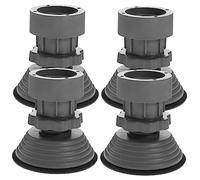 BUGUUYO 4 Pcs Wash Machine Anti Vibration Pads for Washing Machine Is Adjustable Foot Mat Anti-slip Heightening Feet Pad