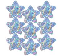 BUGUUYO 40pcs Star-Shaped Glitter Bandages Breathable Adhesive Patches for Wound Care Cartoon Self-Healing Stickers for Boys with Versatile
