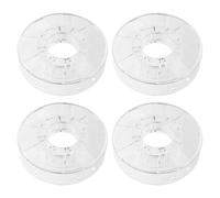 BUGUUYO 4pcs 3D Printing Filament Reel Holder Set Hollow Plastic Spools 0.25kg Each Reusable Wire Spool for 3D Printer Filament Storage and Workshop Use