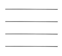 BUGUUYO 4pcs 5mm Diameter Solid Matte Carbon Fiber Rods 400mm Length for Rc Model Repair, DIY Craft, Quadcopter Arm and Kite Wing Tube Applications