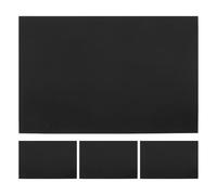 BUGUUYO 4pcs A4 Aluminum Sheet Blanks for Laser Engraving - Black Anodized Metal Plates for DIY Crafting Home Decoration Festival Signs - 0.2mm Thin Engraving Aluminum Material