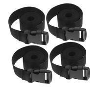 BUGUUYO 4pcs Adjustable Polypropylene Utility Straps Wide Long with Buckle for Luggage Moving and Packing Tie Down Straps for Suitcases and Bags