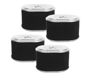 BUGUUYO 4pcs Air Filter for 168f Gasoline Engine, Micro Tiller and Lawn Mower Replacement, Washable Sponge and Paper Filter for Power Trowel and Generator Use