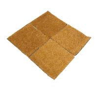 BUGUUYO 4pcs Artificial Grass Chicken Nest Mat Washable Coop Nesting Pads for Laying Hens Coop Ground Pad Reusable Chicken Nesting Box Liners