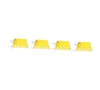 BUGUUYO 4pcs Automatic Egg Turner Tray for Eggs Multi-functional Incubator Tray Wear-resistant Design for Reliable Use