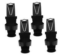 BUGUUYO 4pcs Car Headrest Cup Holders Abs Plastic Back Seat Water Bottle Brackets Vehicle Drink Organizer for Family Road Trips Outings