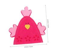 BUGUUYO 4pcs Easter Chick Egg Covers Fluffy Chenille Easter Decorations Reusable Storage Bags Party Supplies