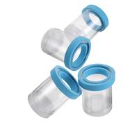 BUGUUYO 4pcs Floating Fish Breeding Box for Aquarium Transparent Isolation Hatchery Incubator with Natural Water Flow Compact Guppy and Betta Nursery Tank Separator for Small Fish