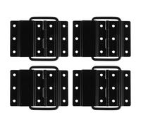 BUGUUYO 4pcs Folding Lift Off Hinge for Flight Case - Heavy Duty Detachable Hinges for Wooden Boxes Toolbox Cabinet Door Equipment - Road Case Hardware Accessories