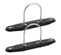 BUGUUYO 4pcs Heater Caster Wheel Mounting Kit - Universal Heater Base Bracket - U-Bolt Clamp Set - Rolling Radiator Conversion Kit for Portable Mobility