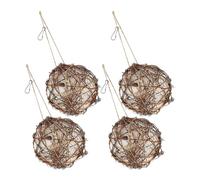 BUGUUYO 4pcs Hummingbird Nesting Houses for Outdoor Use Easy to Clean Bird Nest Accessories present for Bird Lovers and Nature Enthusiasts to Your Garden