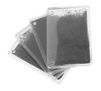 BUGUUYO 4pcs Iron Filings Boxes for Science Experiments Physics Teaching Instrument Magnetic Field Demonstrator Medium Size Iron Powder Filing Kit for Classroom Use