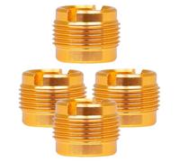 BUGUUYO 4pcs Microphone Adapter Screws Mic Clip Conversion Screw to Thread Converter Adapter for Singing Podcast Recording and Public Speaking